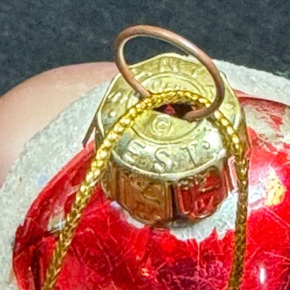 Vintage Best Of Santa Moose Glass Ornament - Picture 4 of 12